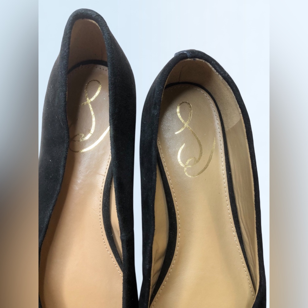 Sam Edelman Black Pointed Toe Flats - Picture 2 of 4